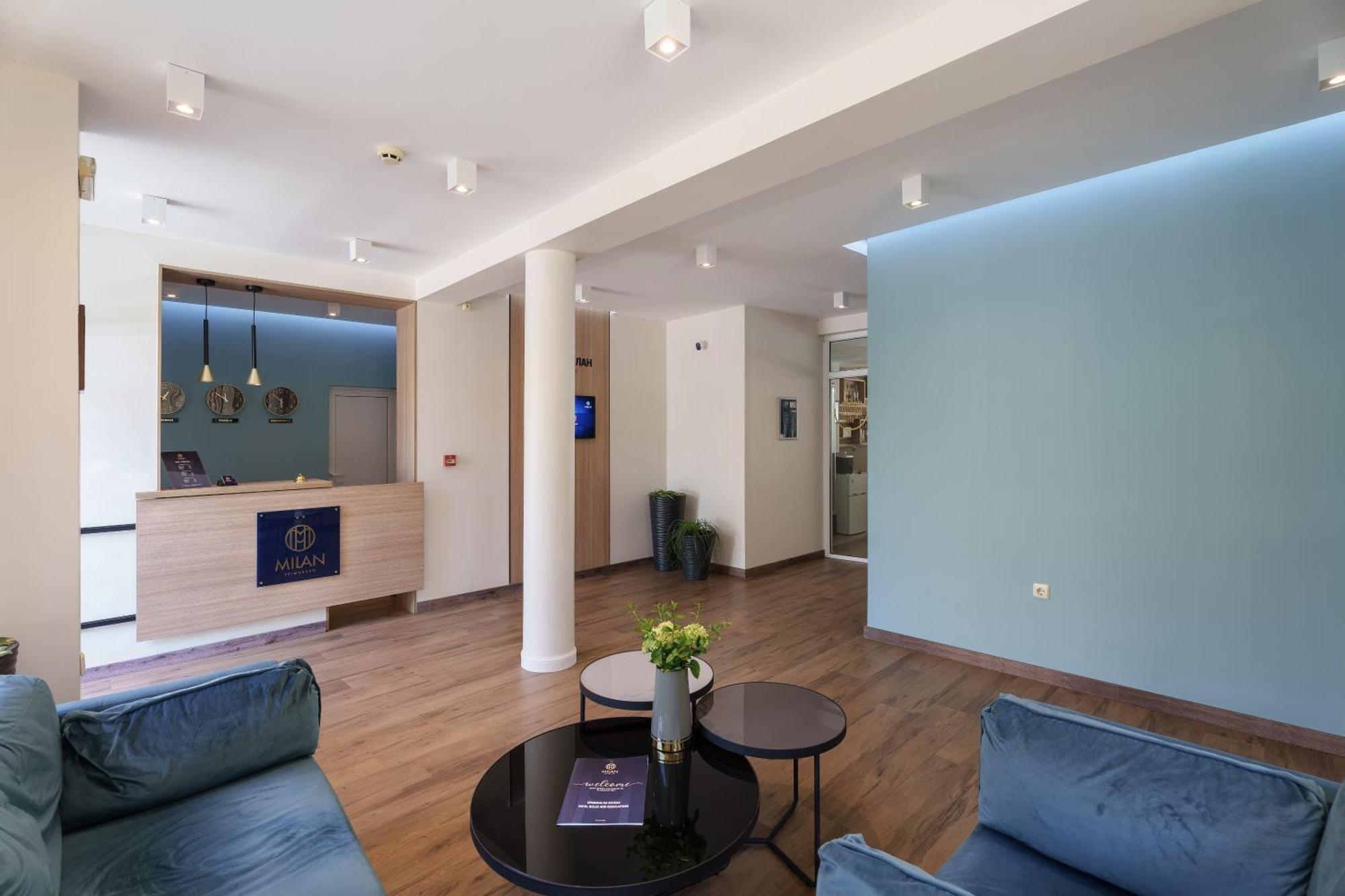 Hotel Milan Приморско Экстерьер фото